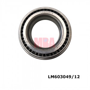 TAPERED ROLLER BEARING [SET37, A37] : (LM603049/12)